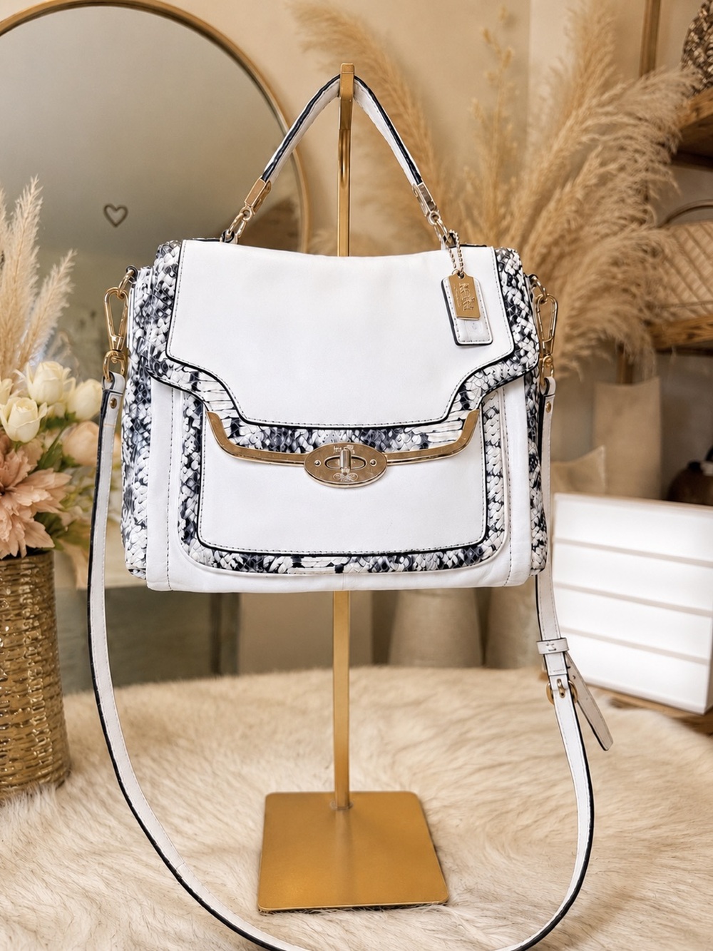 Coach Madison Small Sadie Flap Satchel